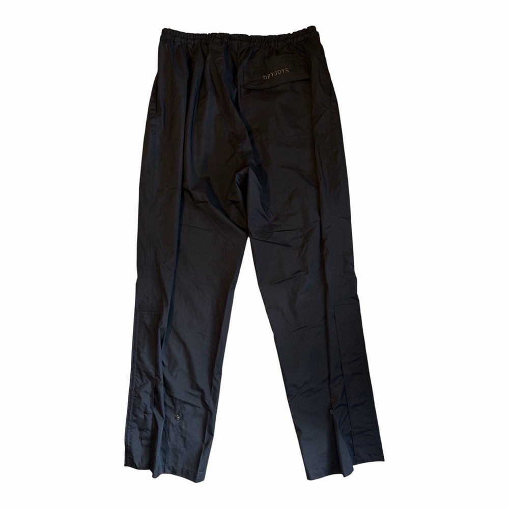 FootJoy DryJoys XL Black Waterproof Golf Rain Pants Windbreaker Shell - Picture 2 of 6